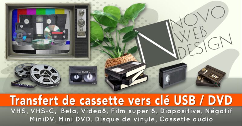 Transfert de film 8 mm et super 8 sur clé USB ou DVD Laurentides